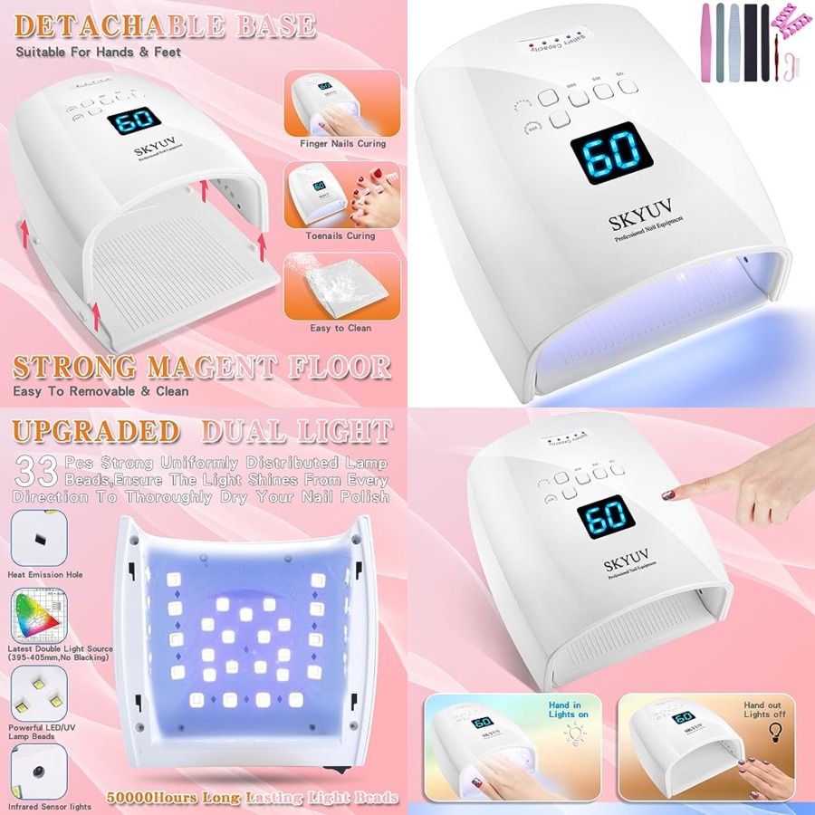 Uv Led Lamp Nail - Oplaadbare, sneller drogende UV LED nagellamp,