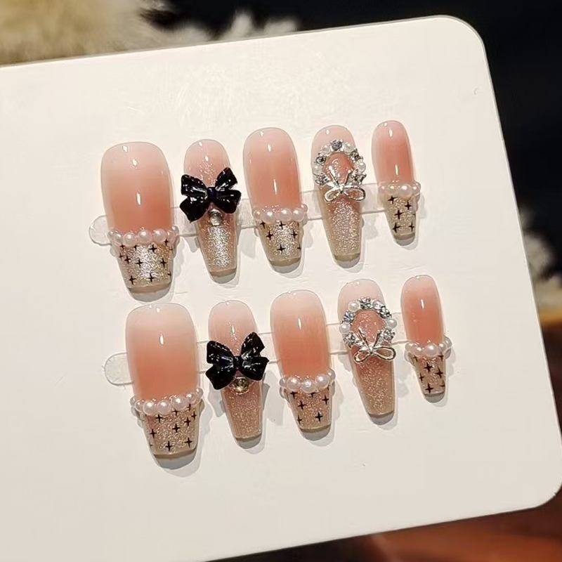 Nail Art French - 10 stuks Franse zoete, coole, pittige,