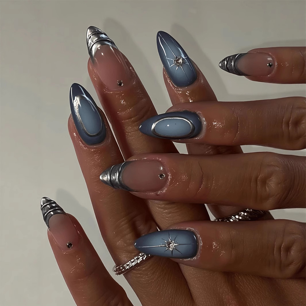 24 Stuks Korte Amandel Nagels  - Nail Art French recensie en prijs