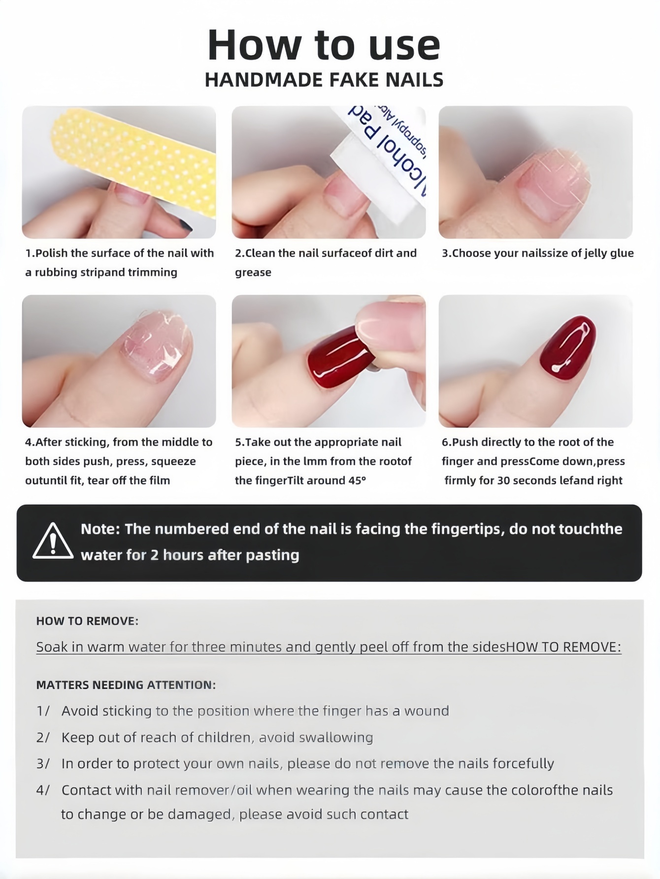 10 korte vierkante en ronde na - Nail Art French recensie en prijs