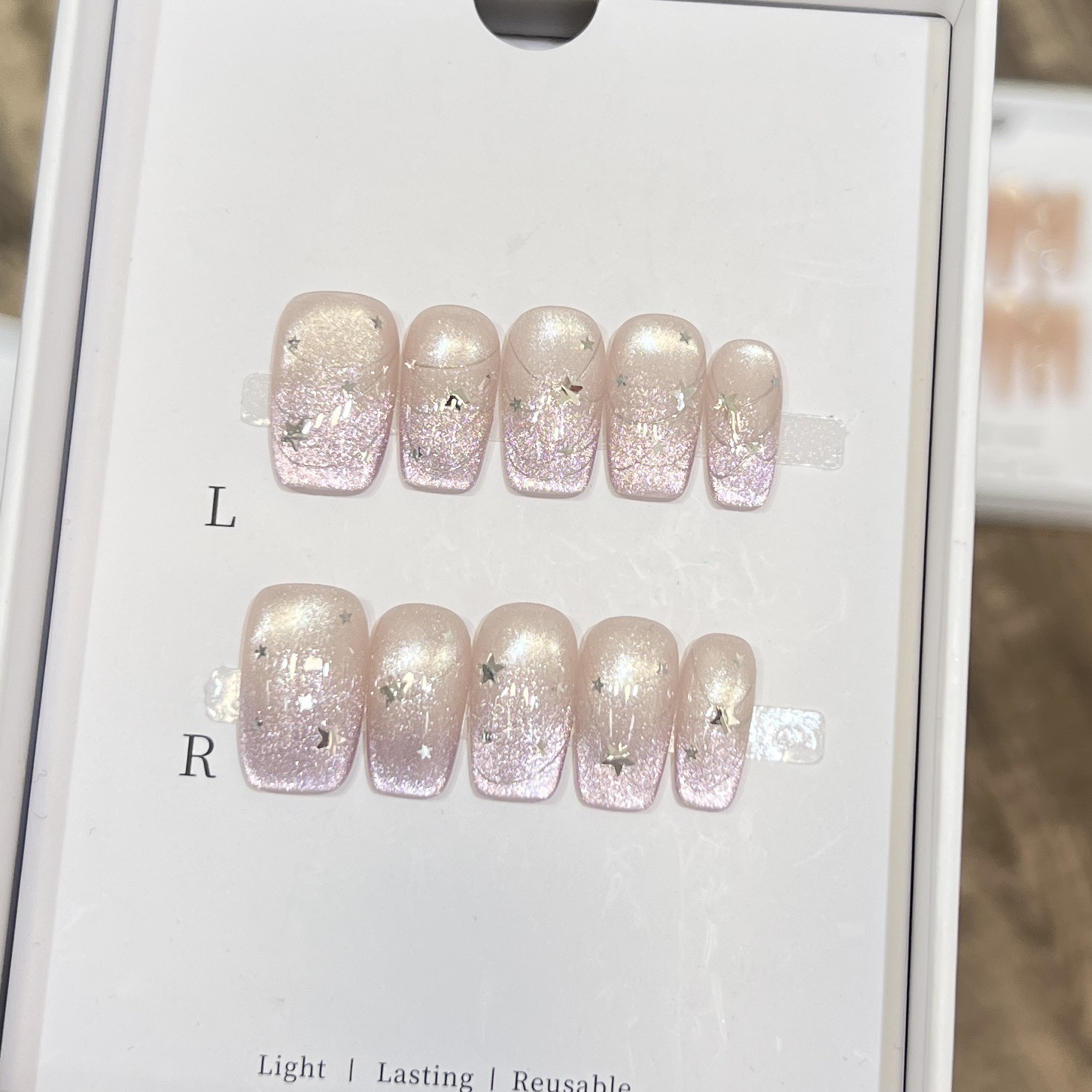 10 stuks Franse blauwe glanzen - Nail Art French recensie en prijs