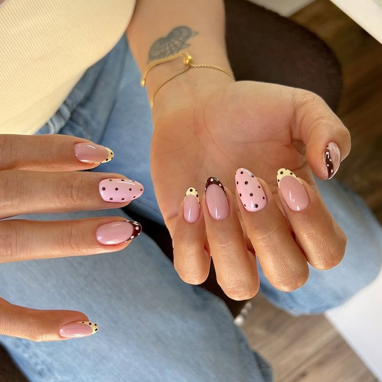 24 stuks amandelvormige kunstn - Nail Art French recensie en prijs