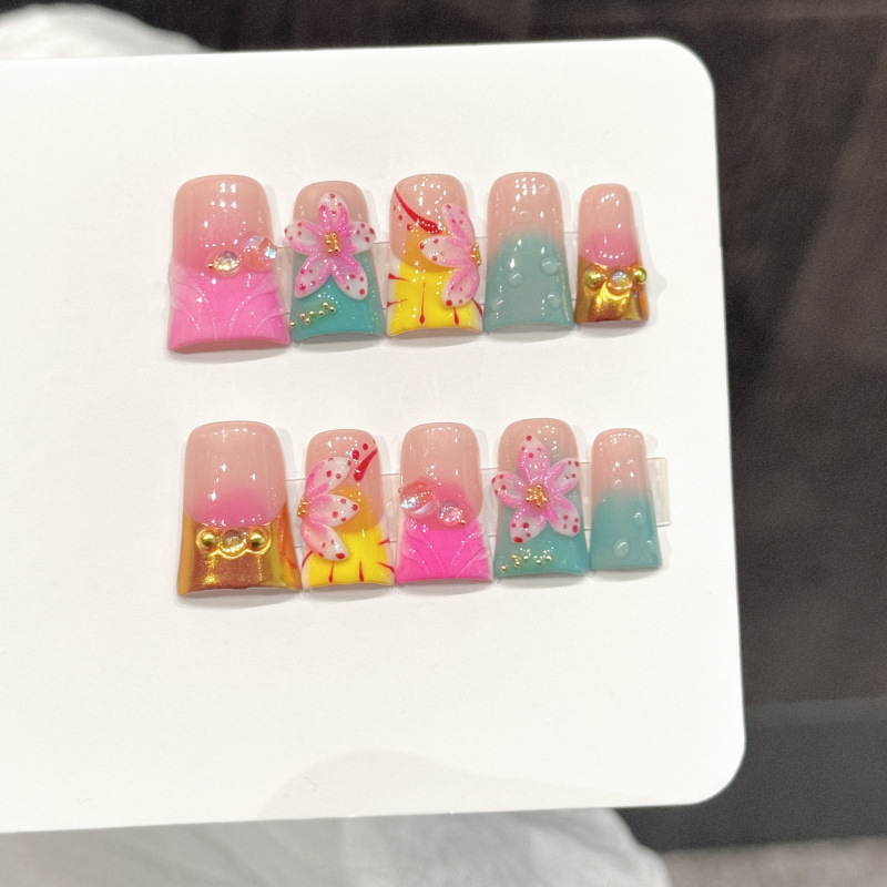 10st Oceaan Stijl Nepnagels Du - Nail Art French recensie en prijs