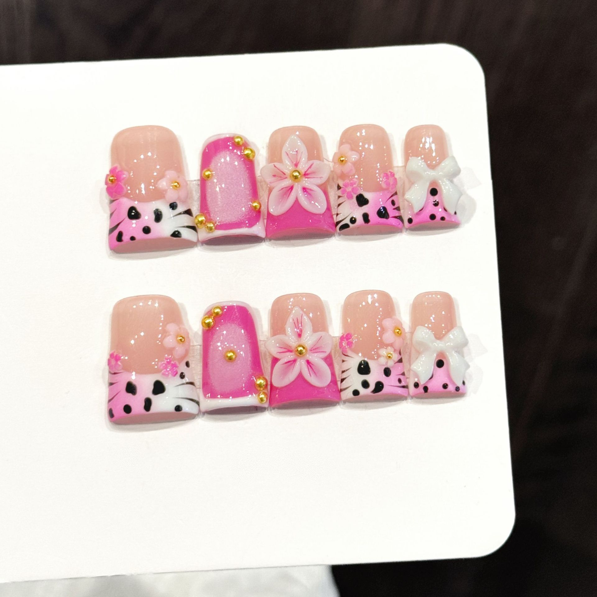10st Oceaan Stijl Nepnagels Du - Nail Art French recensie en prijs