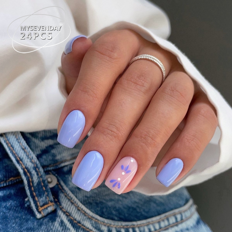 24-delige draagbare nagels in  - Nail Art French recensie en prijs